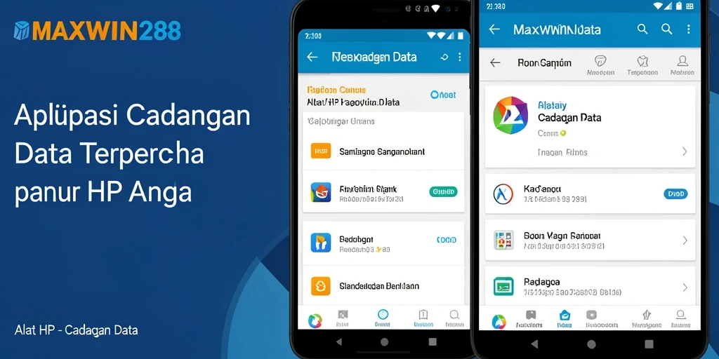 Tampilan antarmuka aplikasi MAXWIN288 yang intuitif dan ramah pengguna.